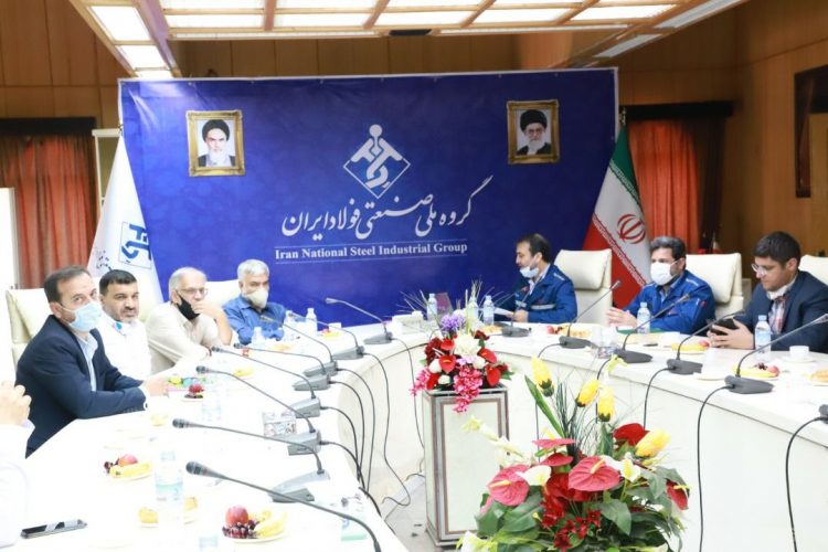 برگزاری جلسه تعامل فیمابین مدیران ارشد مجتمع فولاد خوزستان و گروه ملی صنعتی فولاد ایران