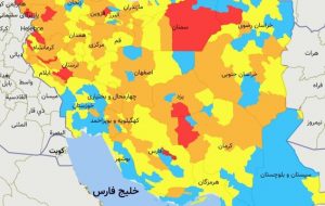 جدیدترین رنگ‌بندی خوزستان؛ ۱۹ شهر آبی
