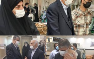 عیادت دکتر اسلامی معاون محترم رئیس جمهور و رئیس انرژی اتمی کشور از ناصر خان سهرابی نماینده سابق مسجدسلیمان