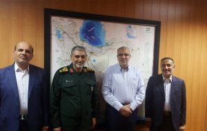 دیدار فرمانده سپاه ولیعصر(عج) استان خوزستان به همراه سرهنگ حسن باقری فرمانده بسیج شهیدتندگویان/وزارت نفت با جواد اوجی وزیرنفت و مدیرعامل شرکت ملی نفت ایران