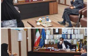 جلسه مدیر کل تعاون کار و رفاه اجتماعی خوزستان با معاون اشتغال و کارآفرینی اداره کل