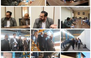بازدید مشترک مدیر کل تعاون کار و رفاه اجتماعی خوزستان و مدیر کل بنیاد شهید و امور ایثارگران استان از شرکت فولاد کاوه اروند
