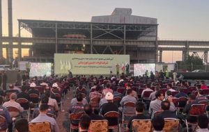 پروژه احداث فولادسازی شرکت فولاد اکسین خوزستان کلنگ زنی شد