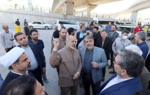 بازدید وزیر کشور از پروژه تقاطع غیر همسطح شهید بندر اهواز